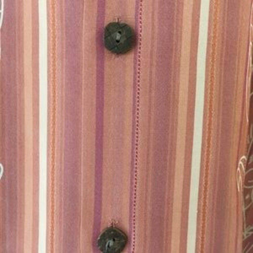 Joseph & Feiss Sz L Silk Printed Men Casual Shirt - Picture 3 of 7